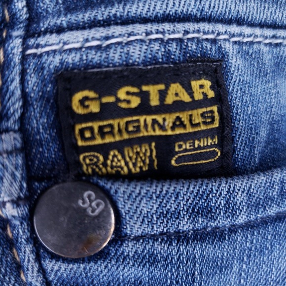 G-Star RAW Midge Straight Original Womens Size 25 Low Rise Soft Denim Pants - Picture 10 of 10